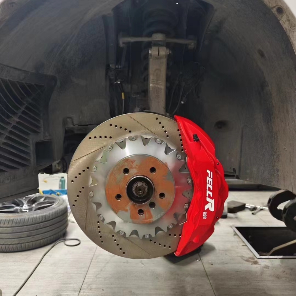 FECCR Front 6 Piston Caliper R - Forged Front Brake Caliper 4 Piston ulasan dan harga